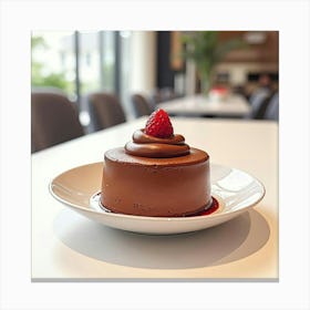 Chocolate Cake 1 Canvas Print