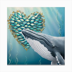 Whale Canvas Print