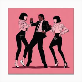 Pulp Fiction Dance Art Prints (1) Canvas Print