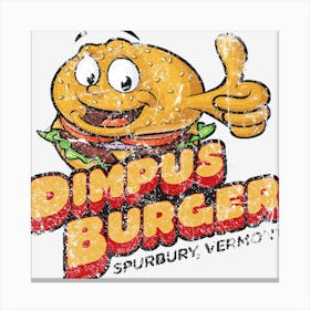 Dimpus Burger Canvas Print