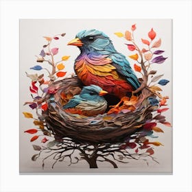 Bird's nest Canvas Print