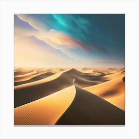 Desert Landscape Canvas Print