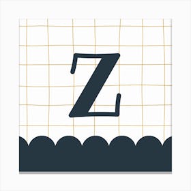 Letter Z Canvas Print