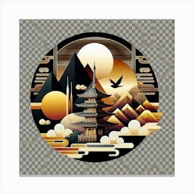 Asian Art Canvas Print