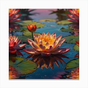 Lotus Flower Canvas Print