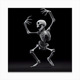 Skeleton Dance Canvas Print