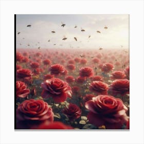 Red Roses Leinwandbild