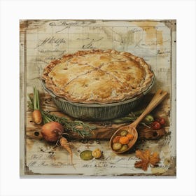 Chicken Pot Pie Canvas Print