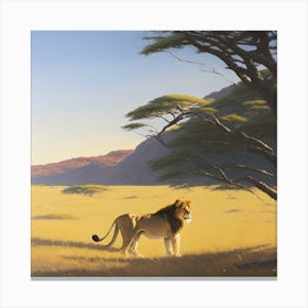 Lion King 2 Canvas Print