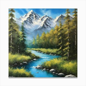 Mountain Stream 1 Canvas Print