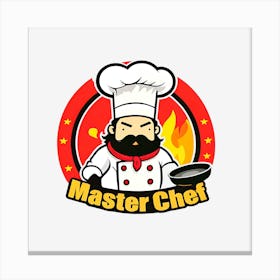 Master Chef Logo Canvas Print