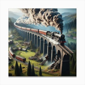 Harry Potter'S Train Canvas Print