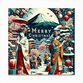 Christmas in Japan Canvas Print