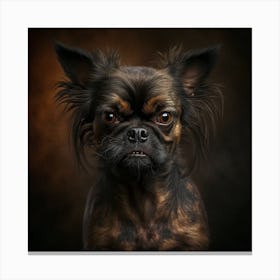 Portrait Of A Dog 10 Canvas Print