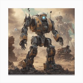 Robots Are Taking Over The World Canvas Print