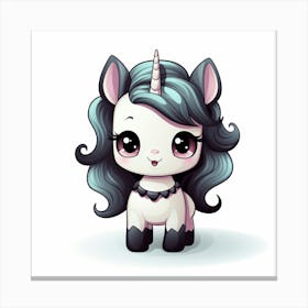 Cute Unicorn 267 Canvas Print