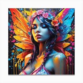 Butterfly Girl 9 Canvas Print