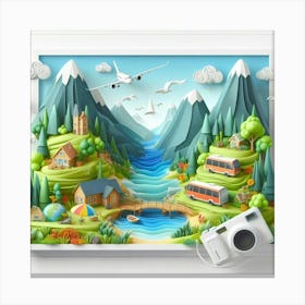 Fantasy World Canvas Print