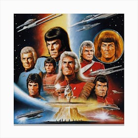 Star Trek The Next Generation 1 Canvas Print