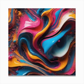 Abstract Painting Canvas Print