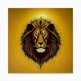 Lion Head 1 Canvas Print