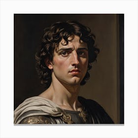 Portrait Of Alexander Canvas Print