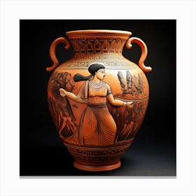 Ancient Greek Vase Canvas Print