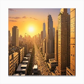 Mumbai, India Cubism Style Canvas Print