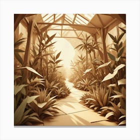 Garden In The Sun Canvas Print