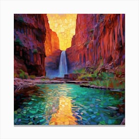 Sunset At The Grand Canyon 2 Canvas Print