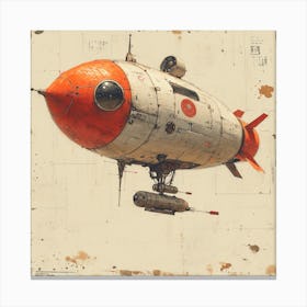 Spaceship Canvas Print