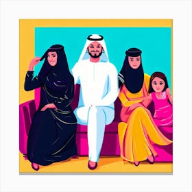 Gulf Family Portrait Canvas Print