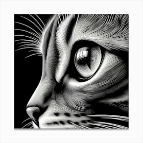 Cat Portrait 2 Canvas Print
