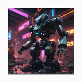 Futuristic Robot 4 Canvas Print