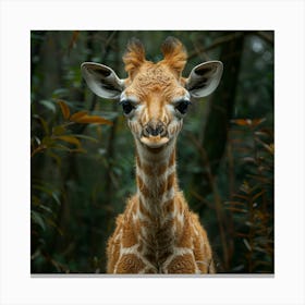 Cute Giraffe 37 Canvas Print