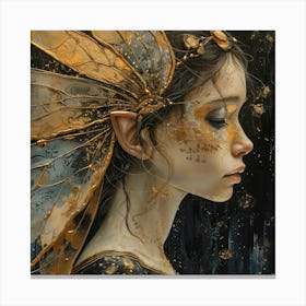 Gold Fairy Canvas Print