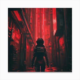 Neon Cyberpunk Canvas Print