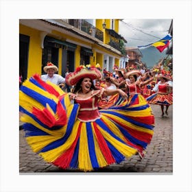 Ecuador Street Dance 2 Canvas Print