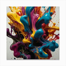 Splash Of Color Canvas Print