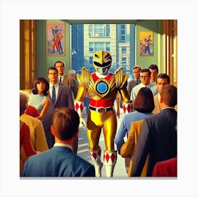 Power Rangers 7 Canvas Print