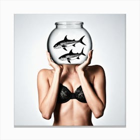 Fish Bowl 19 Canvas Print