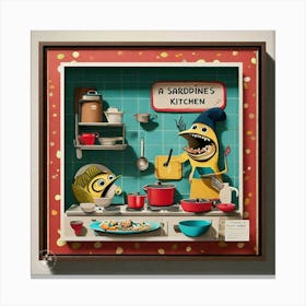 Arachnid'S Kitchen Canvas Print