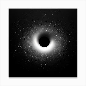 Black Hole Canvas Print