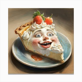 Pie Face 1 Canvas Print