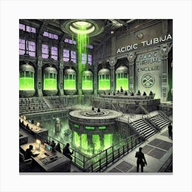 Acidic Tribunal Canvas Print