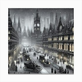 Christmas In London 1 Canvas Print