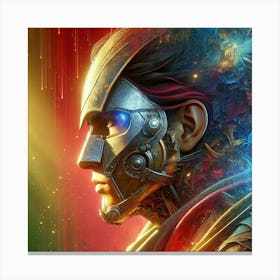 Character From A Video Game Canvas Print