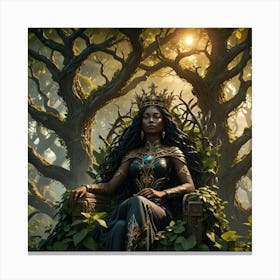 Queen Of The Forest 9 Canvas Print