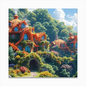 Fairytale House Canvas Print