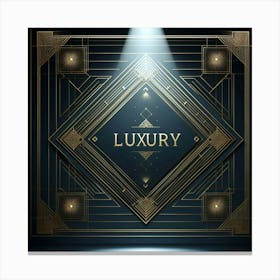 Luxury Deco Background Canvas Print